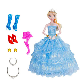 Frozen vestido azul