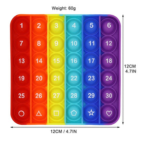 Brinquedos Educativos de Matemática em bolhas.